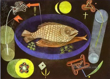 Rundfisch Paul Klee Ölgemälde